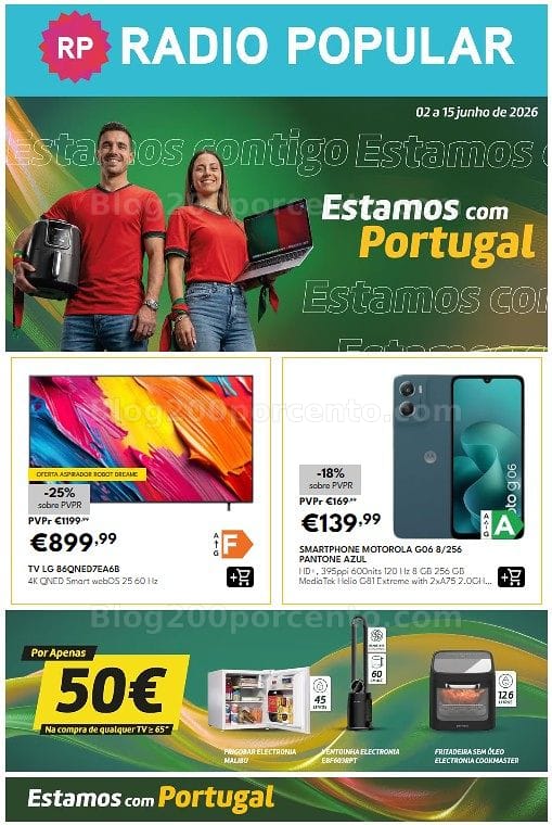 Antevisão Folheto RADIO POPULAR Promoções de 2 a 15 junho